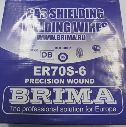 Фото №0 Проволока сварочная медная 0.8 мм BRIMA ER70S-6 15 кг