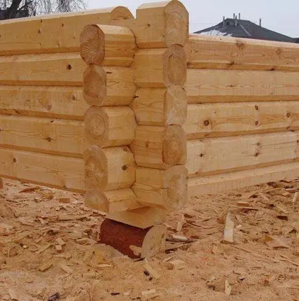 Фото №0 СРУБ ИЗ СТРОГАННОГО ЛАФЕТА