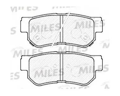 фото Miles Колодки тормозные зад Tucson 07/Sonata/Getz/Santa FE Classic/Sportage/Elantra HD 06 10 (диск) ор 583022EA30 Miles E410011