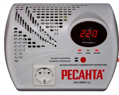фото Стабилизатор напряжения серии LUX РЕСАНТА АСН-500Н/1-Ц