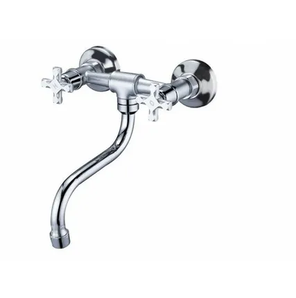 Фото №0 Смеситель д/кухни G-LAUF с креплением к стене JIK12-A102-A