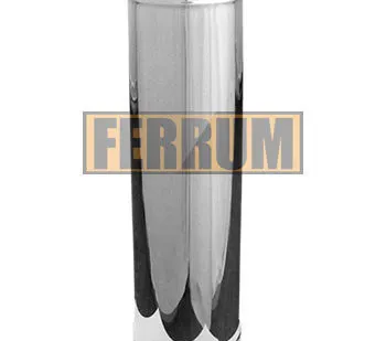 фото Сэндвич труба 0,5м (439/0,8мм + нерж.) Ф130х200