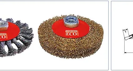 Фото №1 Щетки для использования на углошлифмашинах