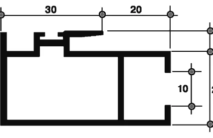Фото №0 640-11 Створка центральная, коричневая, 6,0 м