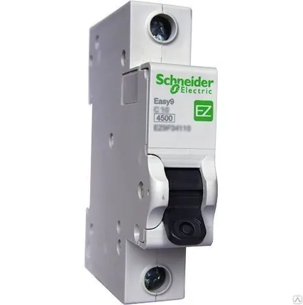 Фото №0 Выключатель автоматический 1п 10А С 4,5кА EASY9 Schneider Electric