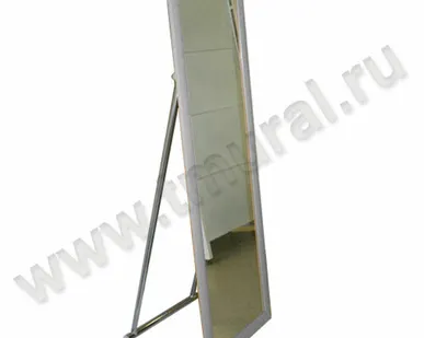 фото Зеркало напольное ТМ 1590*570 мм в раме МДФ титан