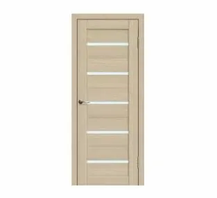 Фото №0 Дверь межкомнатная 206 (La Stella) стекло матовое, экошпон, Ясень Латте 2000х600мм