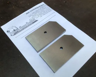 фото Нож к гильотине Н3111, размер 550х70х25 (ф18)