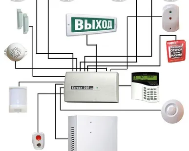 фото Монтаж автоматических систем пожарной сигнализации (АСПС)