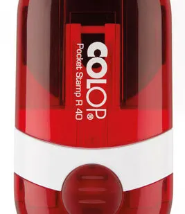 фото Печати-С COLOP Pocket Stamp R40 Карманная оснастка для штампа диам. 40мм (Рубин, Синий)