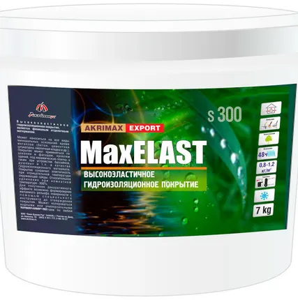 Фото №0 Гидроизоляция MaxELAST, 1,5кг Akrimax
