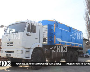 фото Передвижная азотная станция на шасси грузового автомобиля