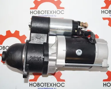 фото Стартер QDJ2636A ZHAZG1 11 зубов на фронтальные погрузчики ZL 20 на модели Fukai SZM HZM Bull SL CTK Yigong Laigong Neo Viking Frontal Shanlin AMUR ALTAY FORWARD Atlant Grizzly Сибиряк Rongwei Runmax Boulder RedStar Molot Titan
