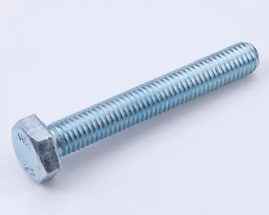 фото Болт М12х55 с шестигранной головкой цинк. DIN 933 (уп.10шт) класс прочн. 8.8. пакет СТРОЙМЕТИЗ UTORM969093М1255