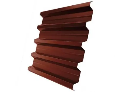 фото Профнастил H60R 0,5 Satin Мatt RAL 8004 терракота