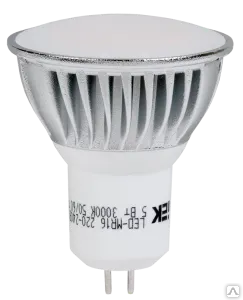 фото Лампа светодиодная LED 5вт 230в GU5.3 тепло-белый IEK