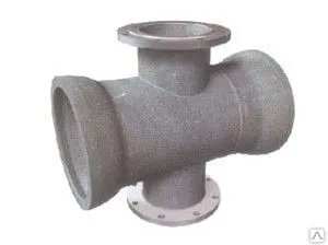 Фото №0 Крест раструб-фланец КРФ Ду200х100, ВЧШГ, шт