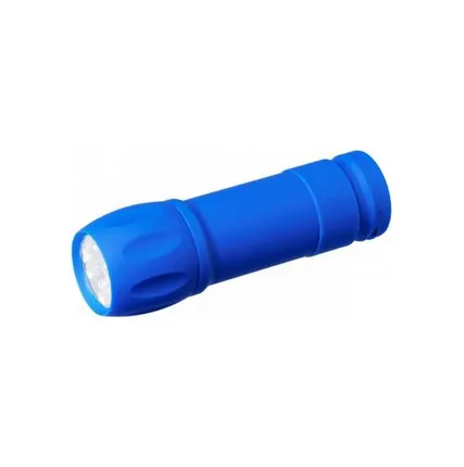 Фото №0 Фонарь FOCUSRRAU 1005 9 светодиод син резина, влагонепр