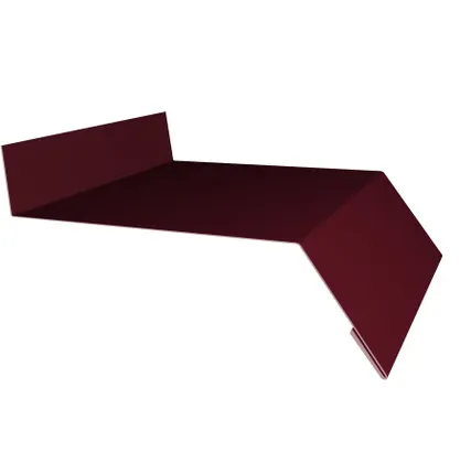 Фото №0 Отлив простой 200 0,5 Velur RAL 3005 красное вино