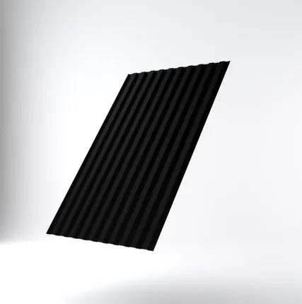 Фото №0 Профлист С-8 -1220 мм (1150 мм) RAL 9005 Матовый Матовый 0.5