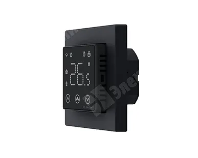 фото Терморегулятор Ридан Clever с Wi-Fi, с комбинацией датчиков, черный, 16А