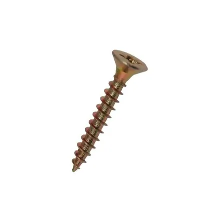 Фото №0 Шуруп универсальный желтопас 20шт 4,0х30