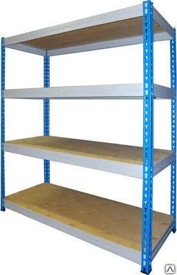 Фото №0 Металлические стеллажи складские МКФ ( г/п 300 кг на полку)