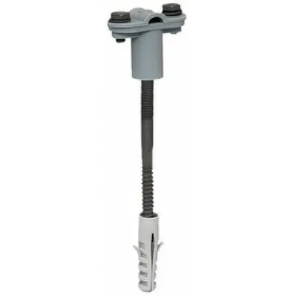 Фото №0 Держатель фасадный пластиковый скручиваемый L=120мм