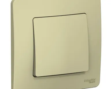фото Выключатель 1-кл. СП Blanca 10А IP20 (сх. 1) 250В беж. SE BLNVS010107