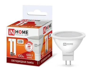 фото Лампа светодиодная LED-JCDR-VC 11Вт 230В GU5.3 6500К 820Лм IN HOME