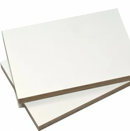 Фото №0 Ламинированная фанера, толщина 12 мм, размер 1220х2440 мм, гл/гл (Белая)