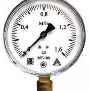 фото Манометр МТ-100 1,6 МПа М20х1,5