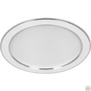 фото Встраиваемый светодиодный светильник 12w 4000k белый feron al527 28540