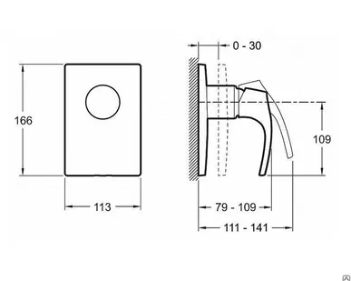 фото Смеситель для душа встраиваемый Jacob Delafon Symbol E98712-CP