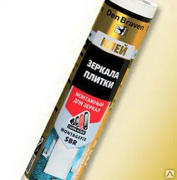 фото Клей монтажный "Монтагефикс-SBR" для зеркал, белый /DBGOLRU079761