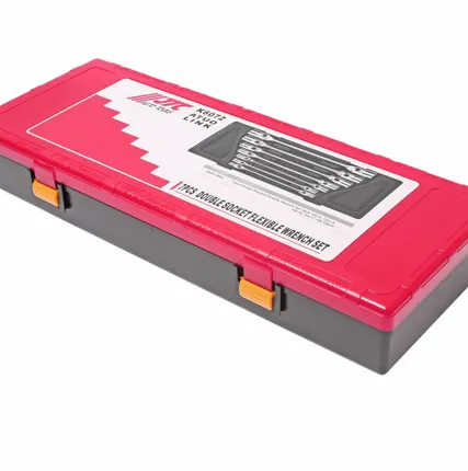 Фото №2 Набор ключей торцевых 6-19мм шарнирных 7 предметов в кейсе JTC