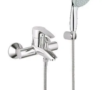 фото Grohe Eurostyle 33592001 Смеситель однорычажный для ванны с душем Grohe