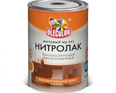 фото Лак матовый НЦ-243 0.7 кг Olecolor
