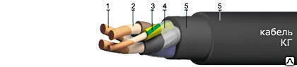 Фото №0 Кабель КГ 5х50
в
