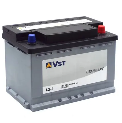 Фото №0 Аккумулятор VST Стандарт L3-1 74 Ач о.п.