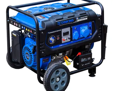 фото Генератор бензиновый Dinking DKA6500EW (6,5кВт, электростартер, 15лс, колёса)