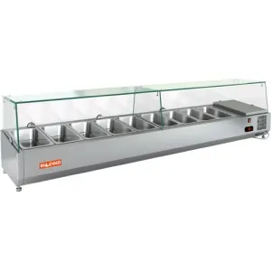 фото Витрина холодильная настольная HICOLD VRTG 1970 1/3