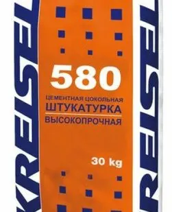 фото Штукатурка 580 цементная ЦОКОЛЬНАЯ,( SOCKELPUTZ)25 кг. КРАЙЗЕЛ (1п=42шт)