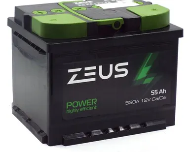 фото Аккумулятор ZEUS POWER 55 Ач о.п.