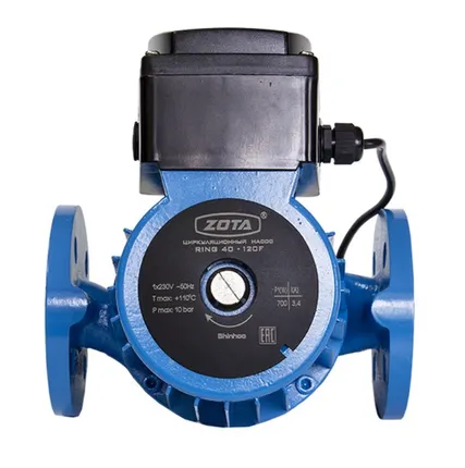 Фото №0 Циркуляционный насос Zota Ring (с однофазным двигателем без регулировки скорости) 40-120F (1 скорость) 230V