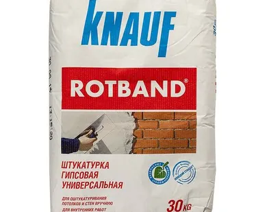 фото Гипсовая штукатурка Ротбанд 3 кг фасовка