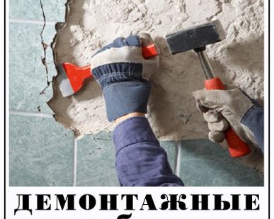 фото Демонтажные работы