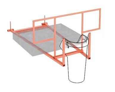 фото Мусоросброс Промышленник кронштейн крышевой