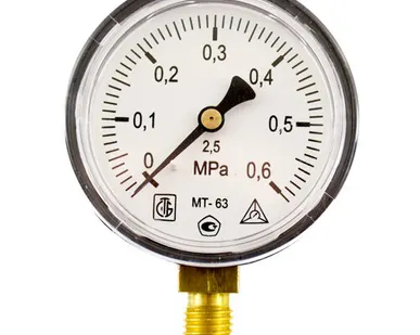 фото Манометр МТ 63П 0,6МПа (метрическая резьба - М12х1.5)