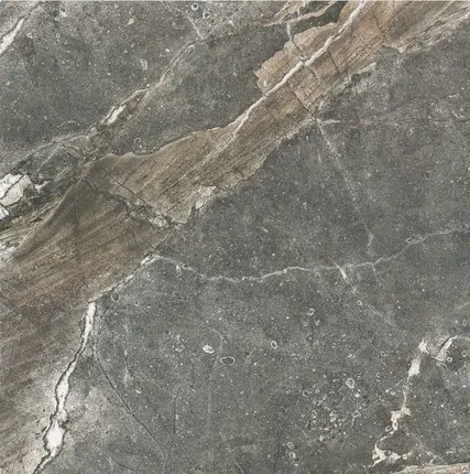 Фото №0 Керамогранит KERRANOVA Genesis К-108/LR "Темно-серый" лаппатированный 60х60